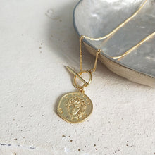 Load image into Gallery viewer, VICTORIA MEDALLION NECKLACE
