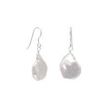 Load image into Gallery viewer, White Baroque Cultured Freshwater Pearl Earrings
