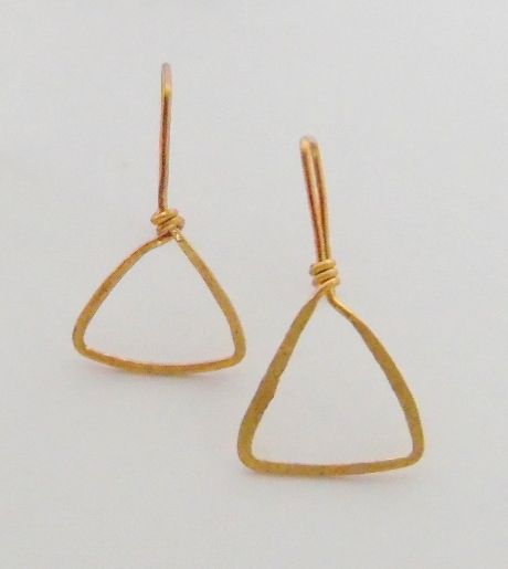 Modern Minimalist Dangler Earrings Shapes - Triangle