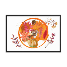 Load image into Gallery viewer, Framed fall art
