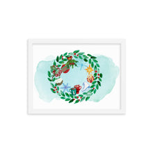 Load image into Gallery viewer, Festive Greetings framed poster
