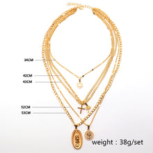 Load image into Gallery viewer, Coco Multilayered Gold Necklace
