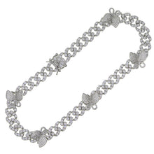 Load image into Gallery viewer, 12mm Cuban Chain Link Butterfly Choker

