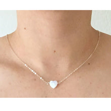 Load image into Gallery viewer, OPAL HEART NECKLACE
