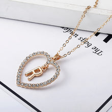 Load image into Gallery viewer, CUSTOM INITIAL HEART NECKLACE

