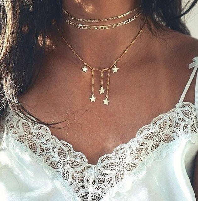 STARRY LAYERED NECKLACE