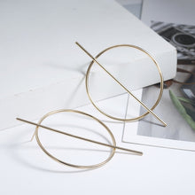 Load image into Gallery viewer, Symmetric Hoop Earrings

