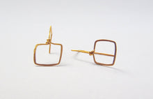 Load image into Gallery viewer, Modern Minimalist Dangler Earrings Shapes - Square
